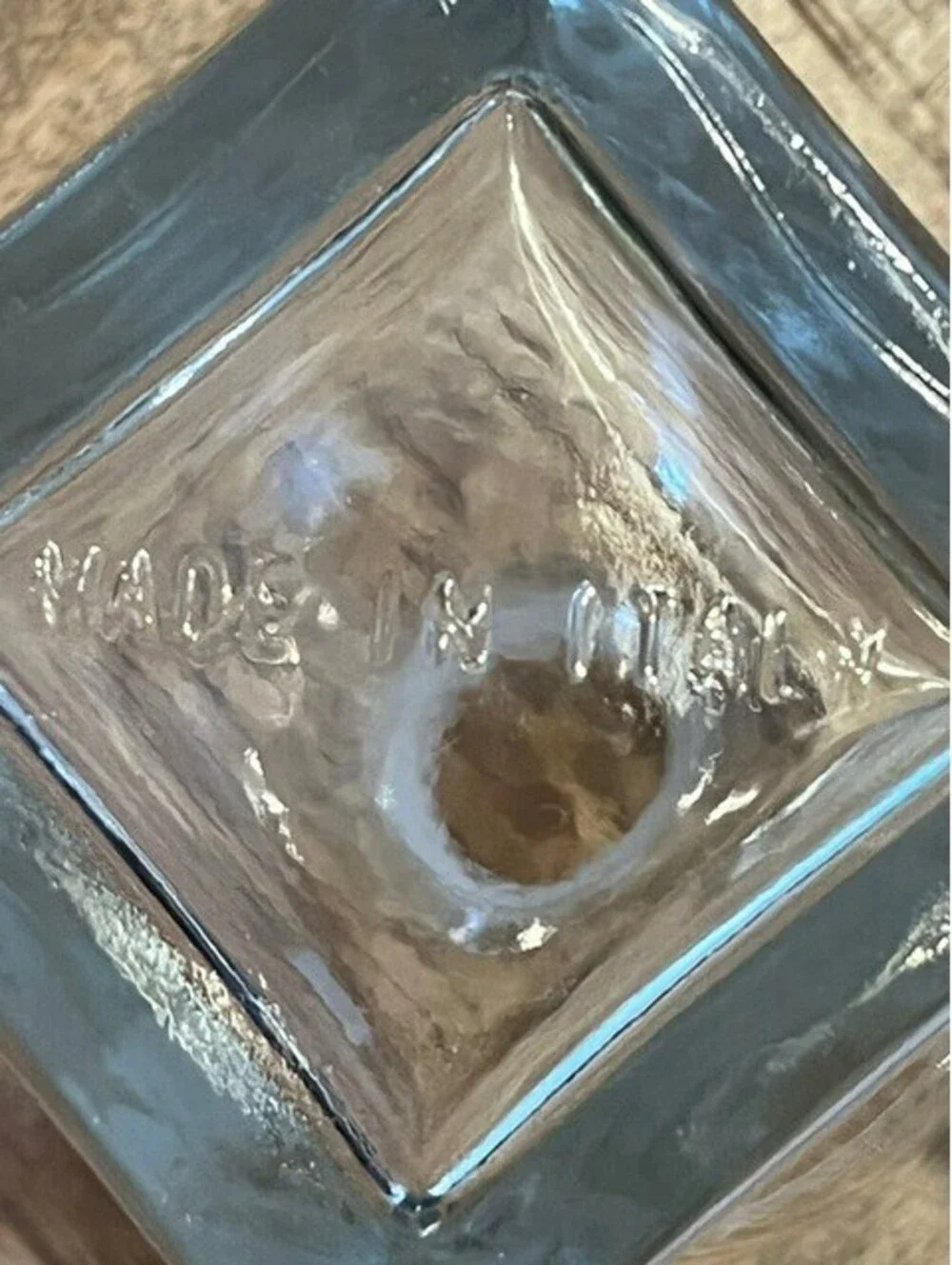 Luigi Bormioli Rossini crystal glass decanter made in Italy